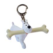 Adventures of Tintin Snowy Walking with Bone Key Chain